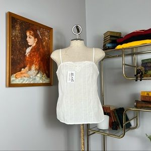 70s Lacey Linen Tank